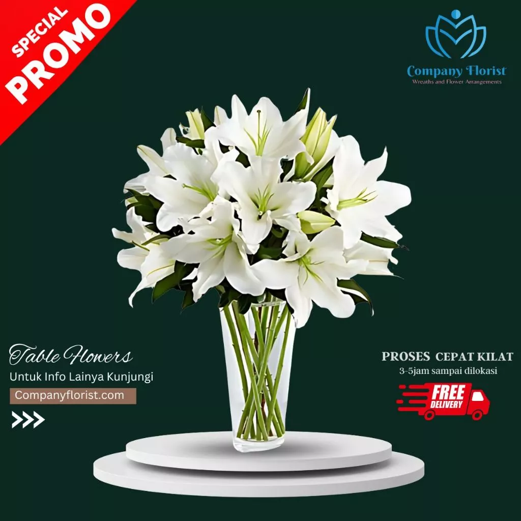 Rangkaian Bunga Meja